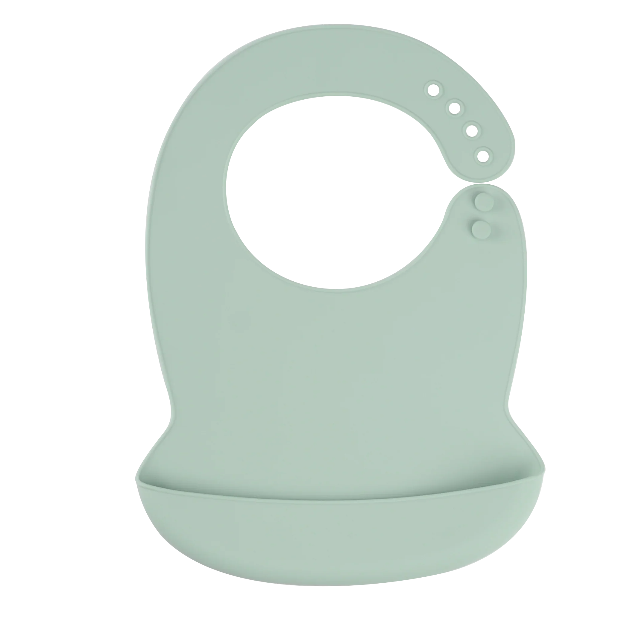 Silicone Baby Bib Waterproof Adjustable Cartoon Banana Feeding Bib with Pocket BPA-Free for 1-3 Years