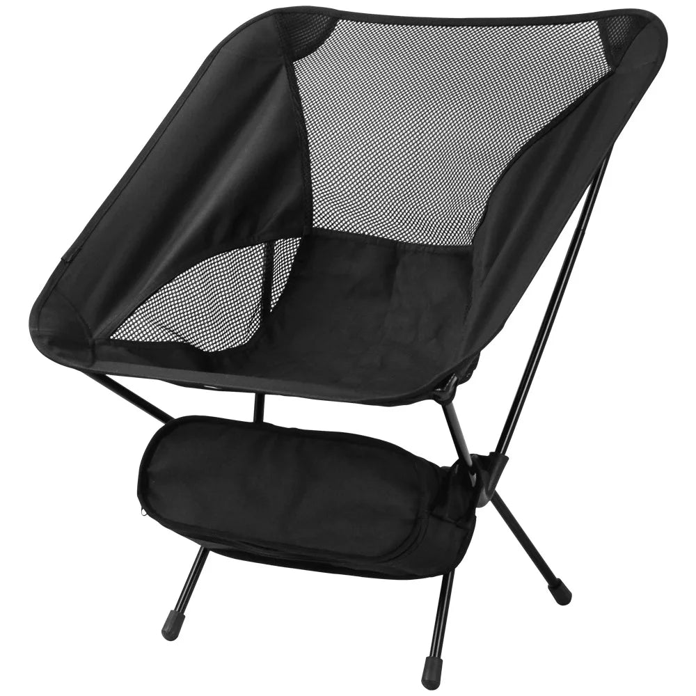 Ultralight Portable Aluminum Folding Chair – Detachable Camping, Fishing & Beach Seat, 2.0 lb (0.9 kg), Supports 350 lb (158 kg)