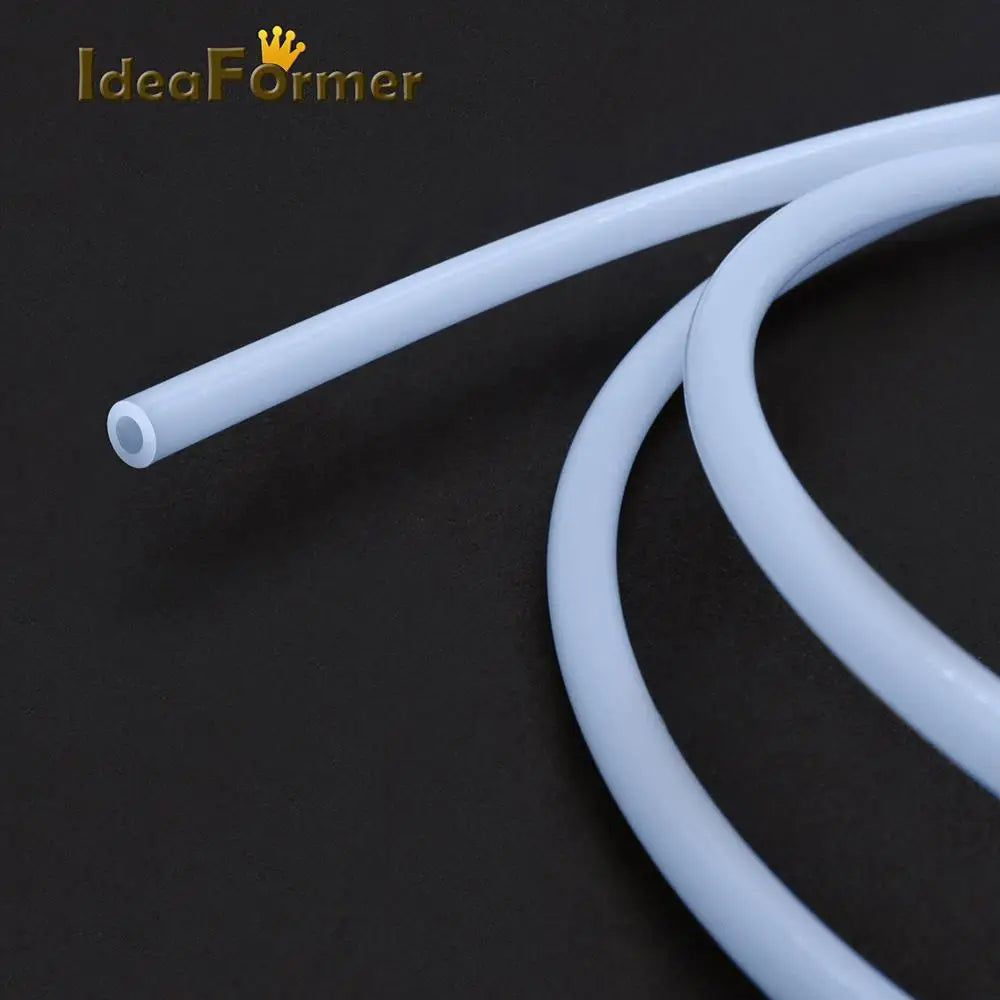 1M (3.28 ft) PTFE Bowden Tube White – Fits 1.75mm & 3mm Filament | ID 1–6mm / OD 2–8mm for V5 V6 J-Head Extruder
