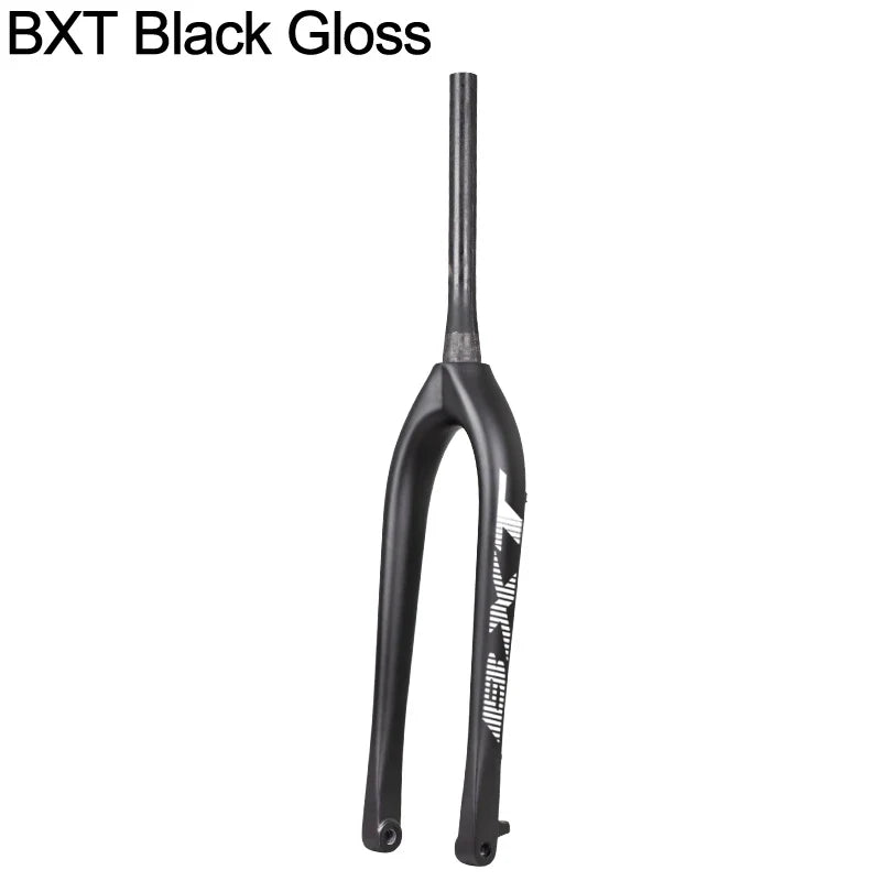 Full Carbon Boost MTB Fork 110x15mm Thru-Axle for 29er Tapered 1-1/8 to 1-1/2 Disc Brake Rigid Fork