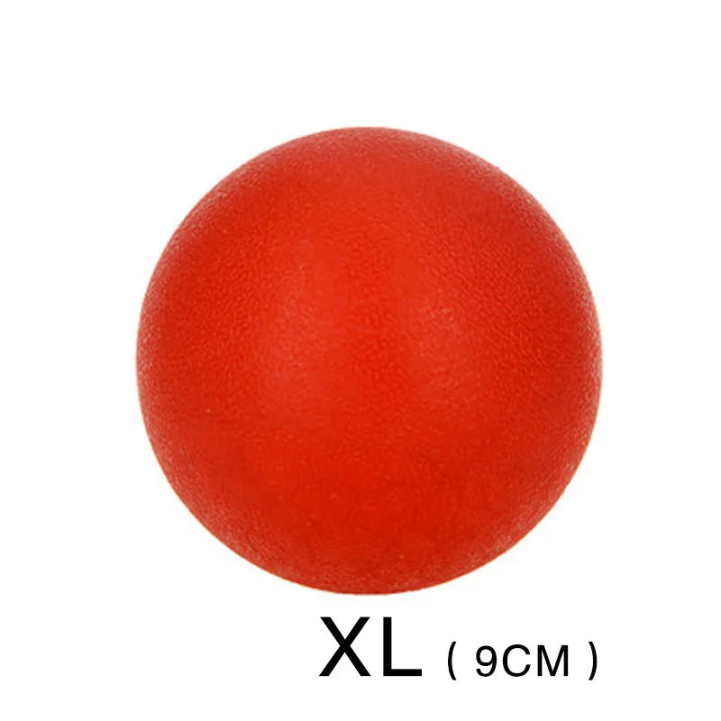 Bite-Resistant Rubber Dog Ball Toy – Chew-Proof Fetch Toy for Dogs & Puppies, Sizes S–XL (5–9 cm | 2–3.5 in) – Red