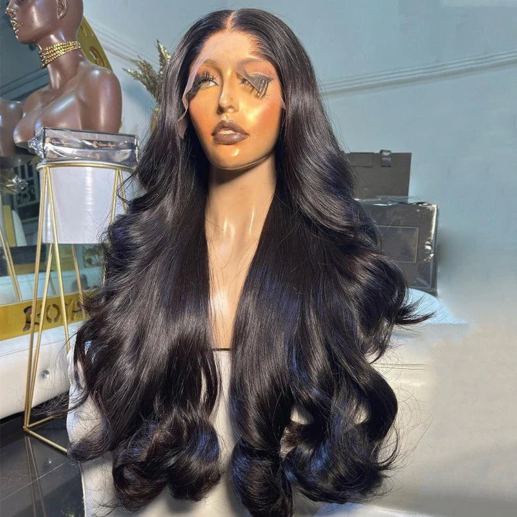 13X6 HD Lace Frontal Wigs Human Hair Full HD Lace Wigs Human Hair Lace Front Body Wave Deep Curly Virgin Hair Wigs