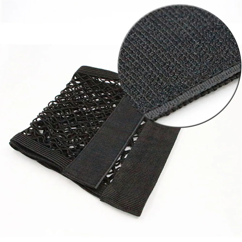 Car Trunk Storage Mesh Net Bag 40×20 cm (15.7×7.9 in) Adhesive Elastic Organizer Pocket — Universal Fit