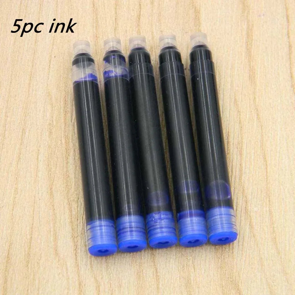 Metal Fountain Pen Black & Gold – Business Writing Pen for Office, School & Gifts