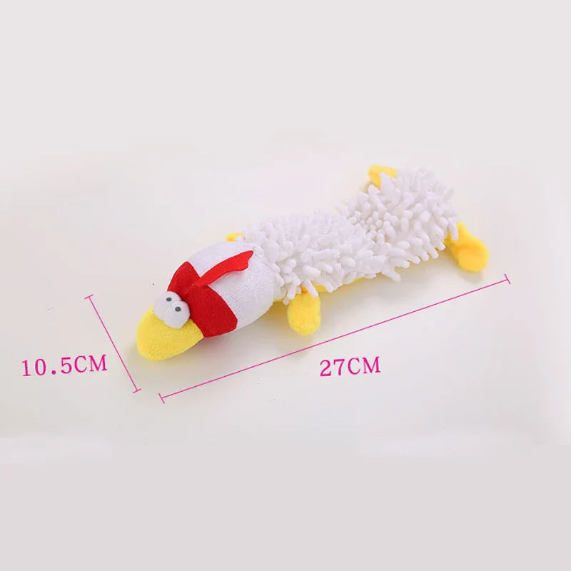 Durable Plush Squeaky Dog Chew Toy for Small Dogs, Animal Shape Puppy Toy for Chihuahua Yorkie Bichon