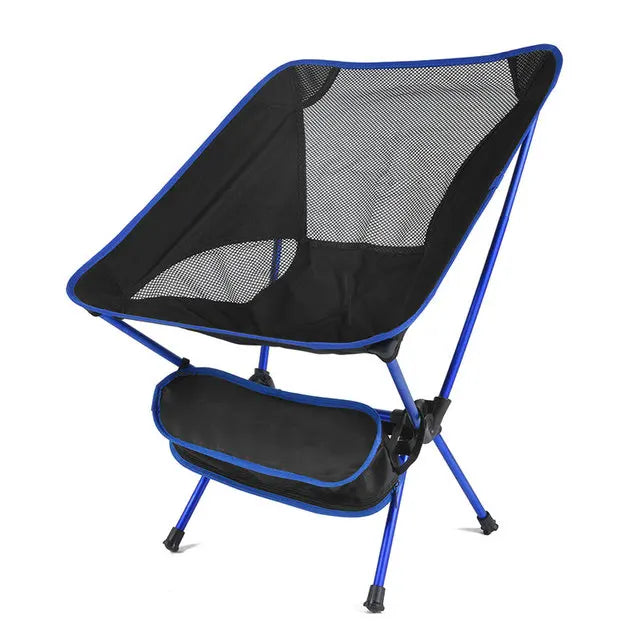 Ultralight Portable Aluminum Folding Chair – Detachable Camping, Fishing & Beach Seat, 2.0 lb (0.9 kg), Supports 350 lb (158 kg)