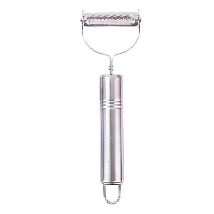 Stainless Steel Julienne Peeler & Vegetable Slicer - Potato Cucumber Carrot Grater Kitchen Tool