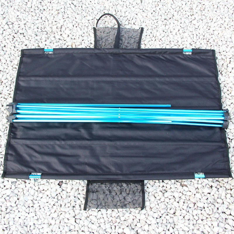 Portable Foldable Camping Table Ultralight 6061 Aluminum Picnic & Outdoor Side Table – 2 Sizes 22x17x15 in / 56x43x38 cm & 30x22x20.5 in / 76x56x52 cm