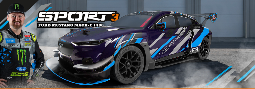 HPI Racing Sport 3 Ford Mustang Mach-E 1400 1/10 4WD Electric Touring Car RTR (Blue)