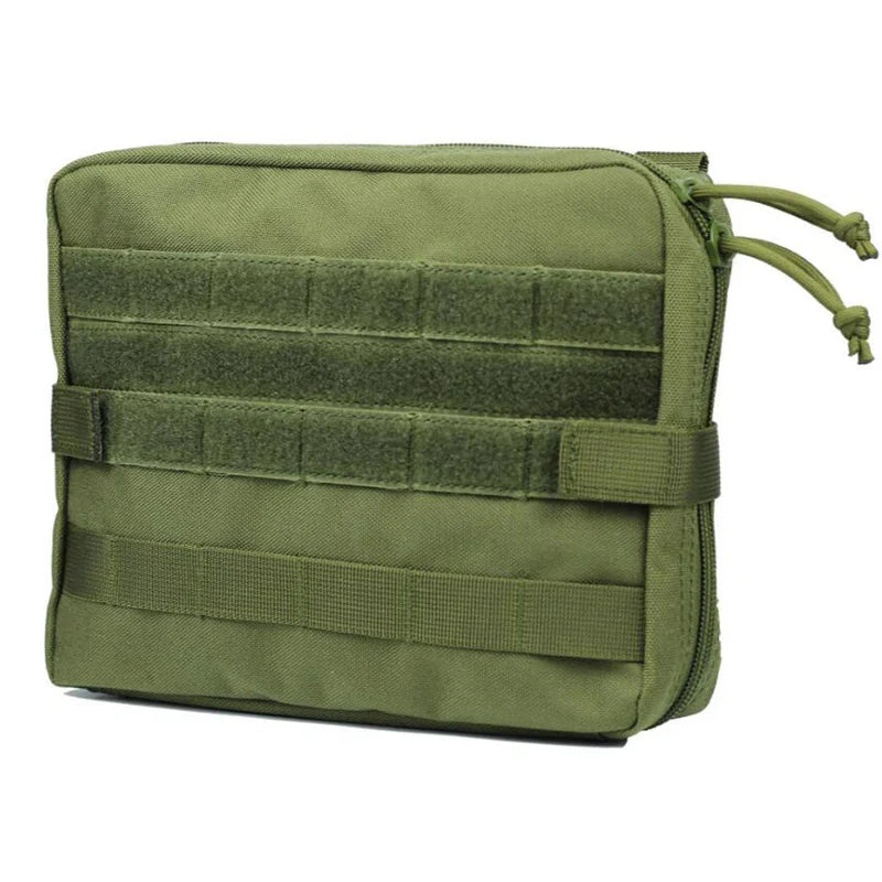 MOLLE Tactical Tool Pouch - Waterproof 1000D Nylon Medical Utility Bag, Compact 19 x 25 x 5.5 cm (7.5 x 9.8 x 2.2 in)