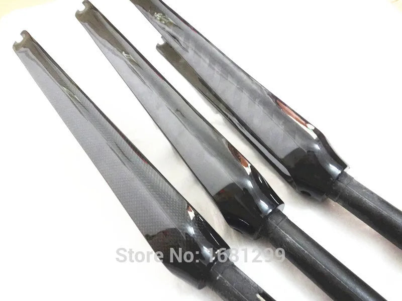 700C Full Carbon Road Fork (3K/UD/12K) - 1-1/8" (28.6 mm) Steerer, Fixed Gear/Track, V-Brake Compatible