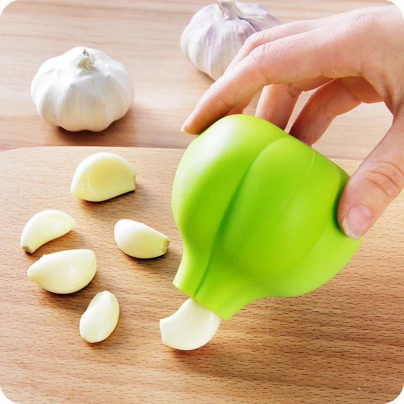 Silicone Garlic Peeler Tube - Easy Garlic Peeling Tool and Stripper for Kitchen