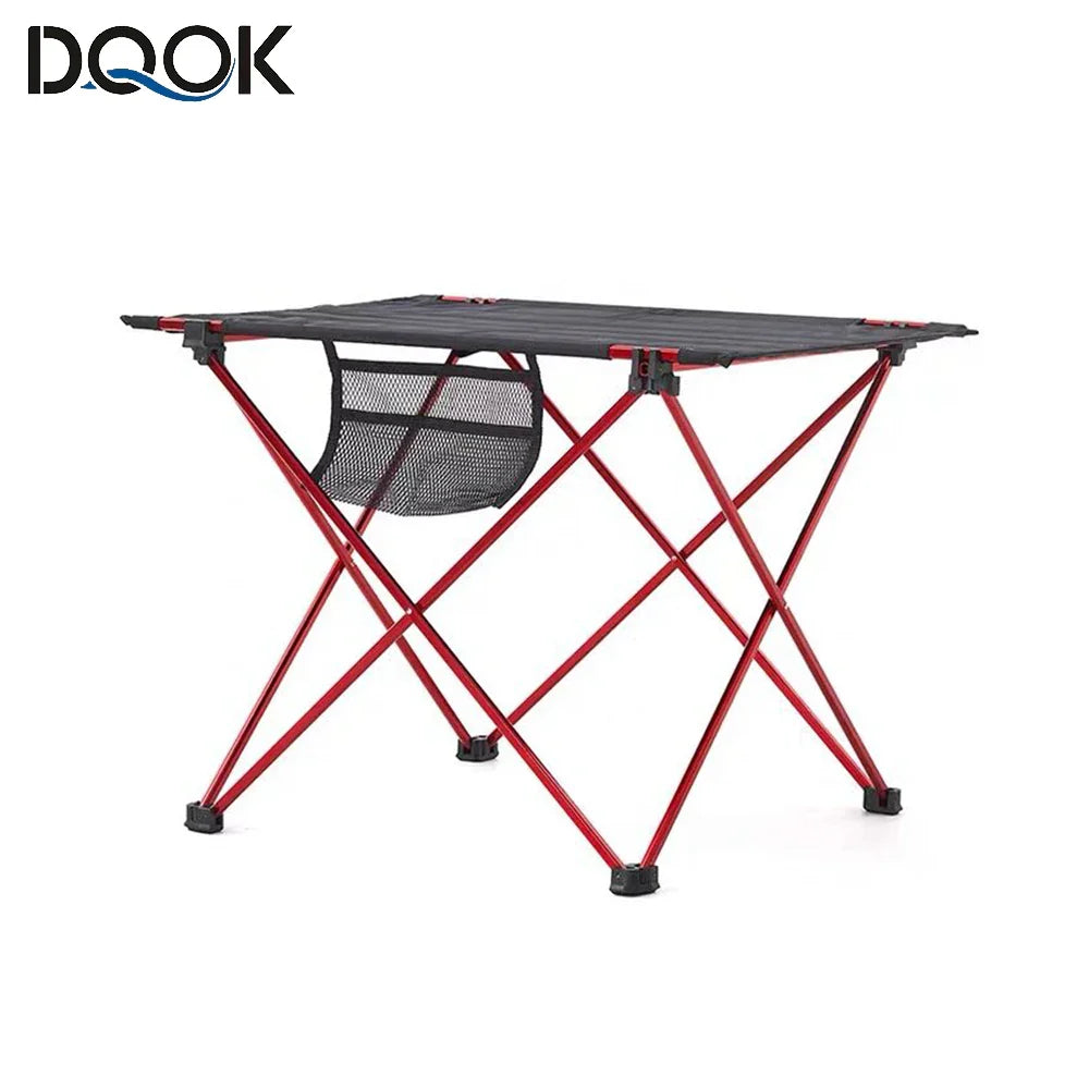 Portable Foldable Camping Table - Ultralight 6061 Aluminum Picnic & Laptop Folding Desk