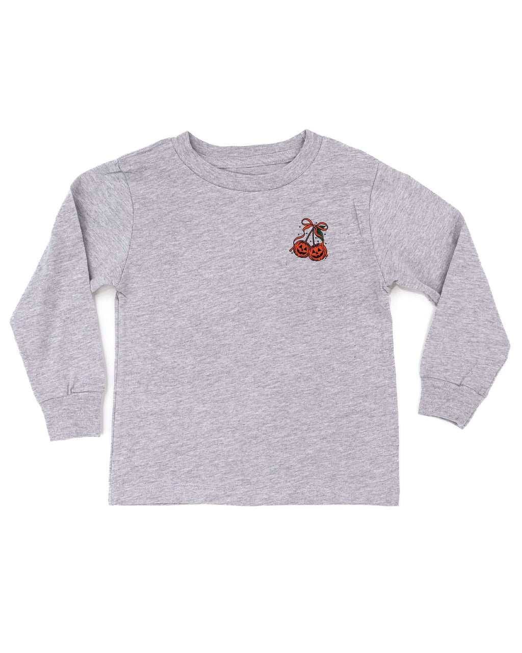 Full of Tricks and Treats - Embroidered Child Long Sleeve Tee