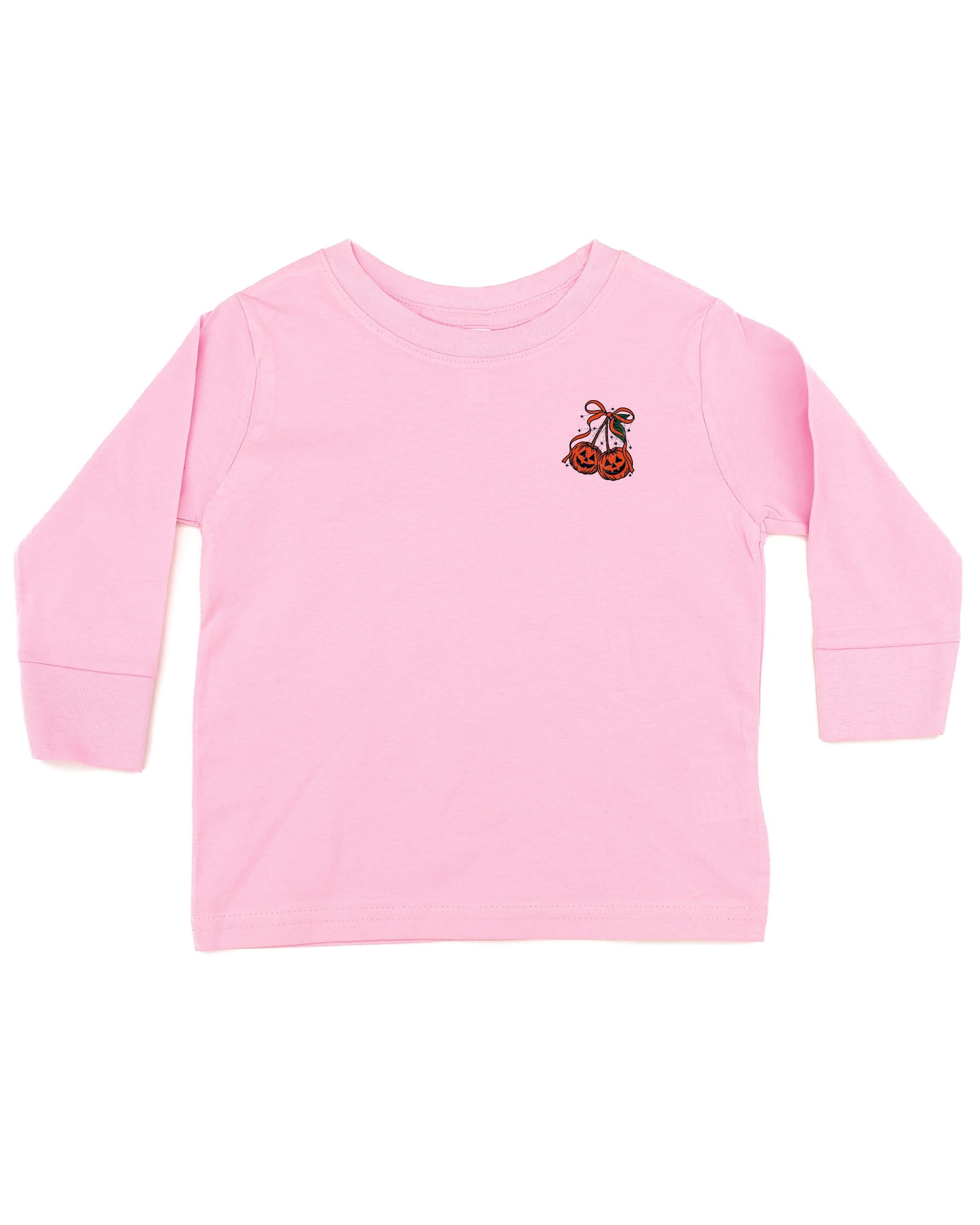 Full of Tricks and Treats - Embroidered Child Long Sleeve Tee