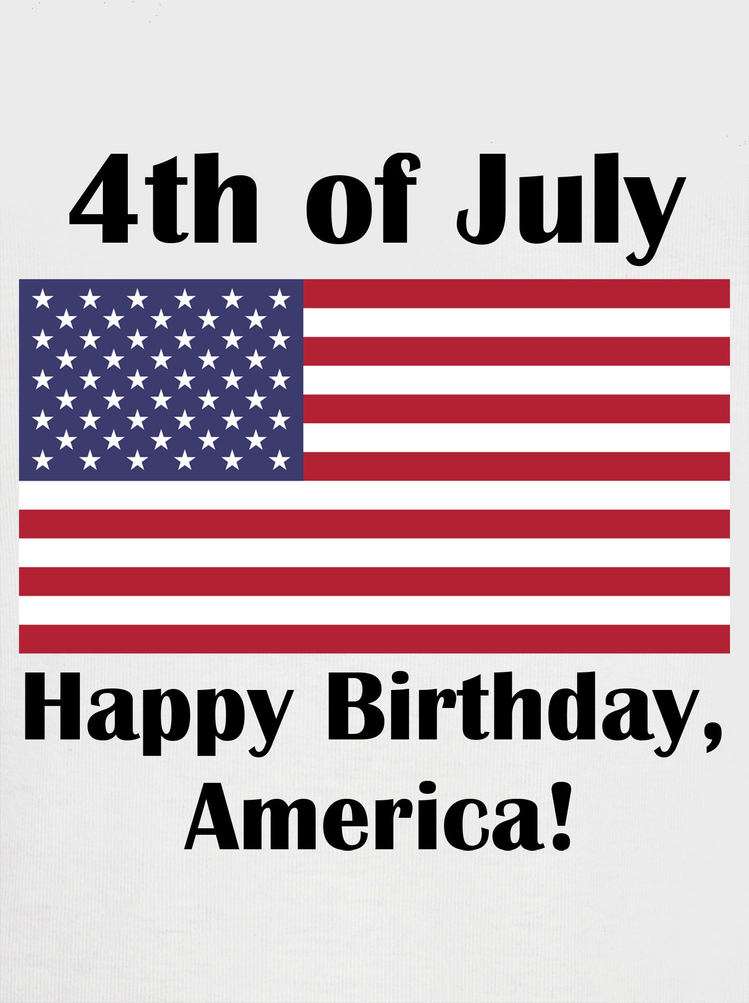 Happy Birthday America Kids T-Shirt