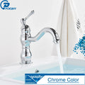 Antique Brass Vessel Sink Faucet Deck-Mounted Single-Hole Bathroom Basin Mixer Tap, Single Handle, Hot & Cold