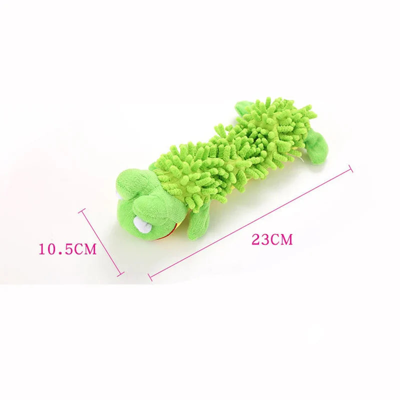 Durable Plush Squeaky Dog Chew Toy for Small Dogs, Animal Shape Puppy Toy for Chihuahua Yorkie Bichon