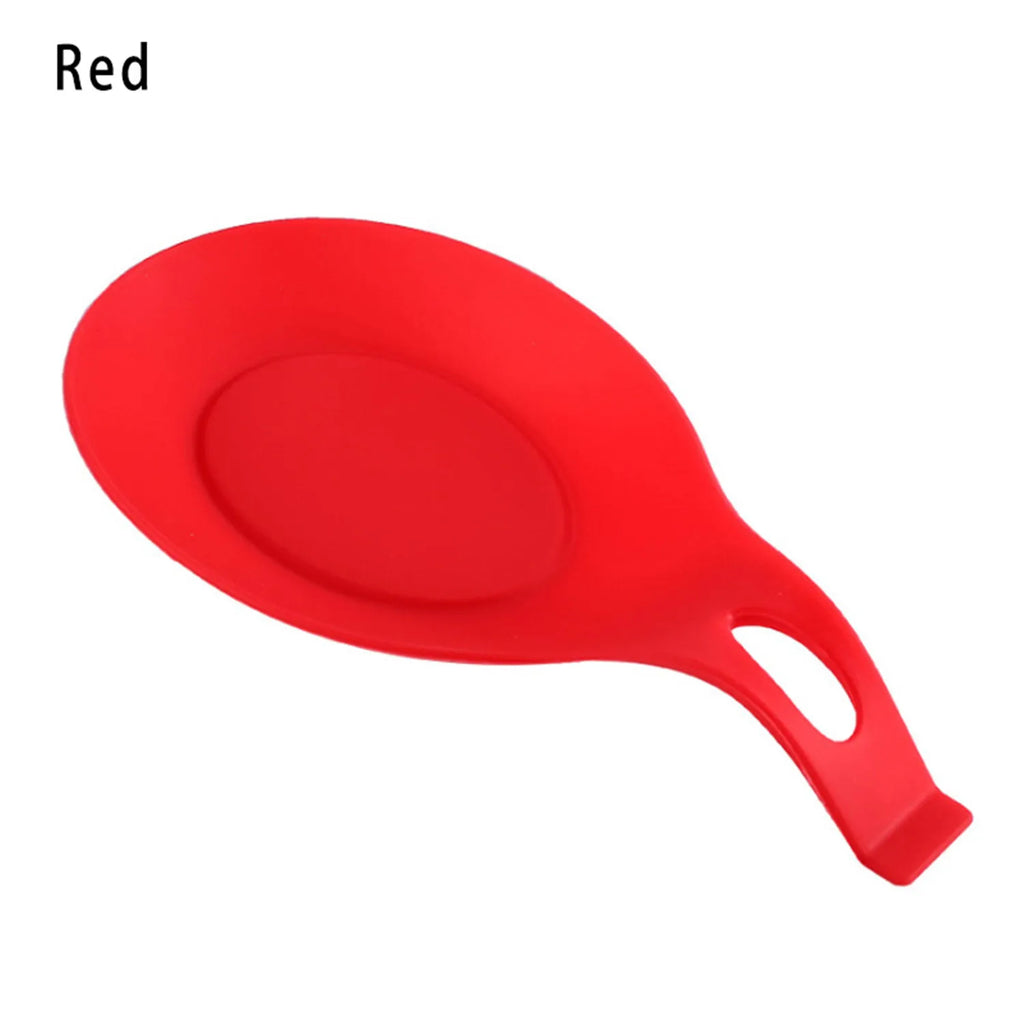 Heat Resistant Silicone Spoon Rest & Spatula Holder 19 x 10 cm (7.5 x 3.9 in), Utensil Organizer, Chopstick Tray & Pot Holder