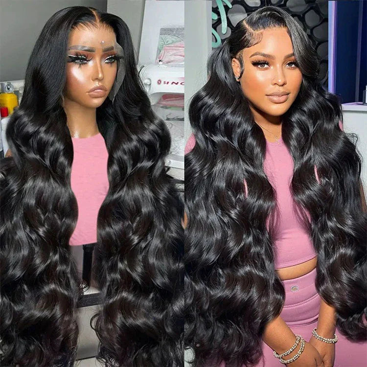 13X6 HD Lace Frontal Wigs Human Hair Full HD Lace Wigs Human Hair Lace Front Body Wave Deep Curly Virgin Hair Wigs