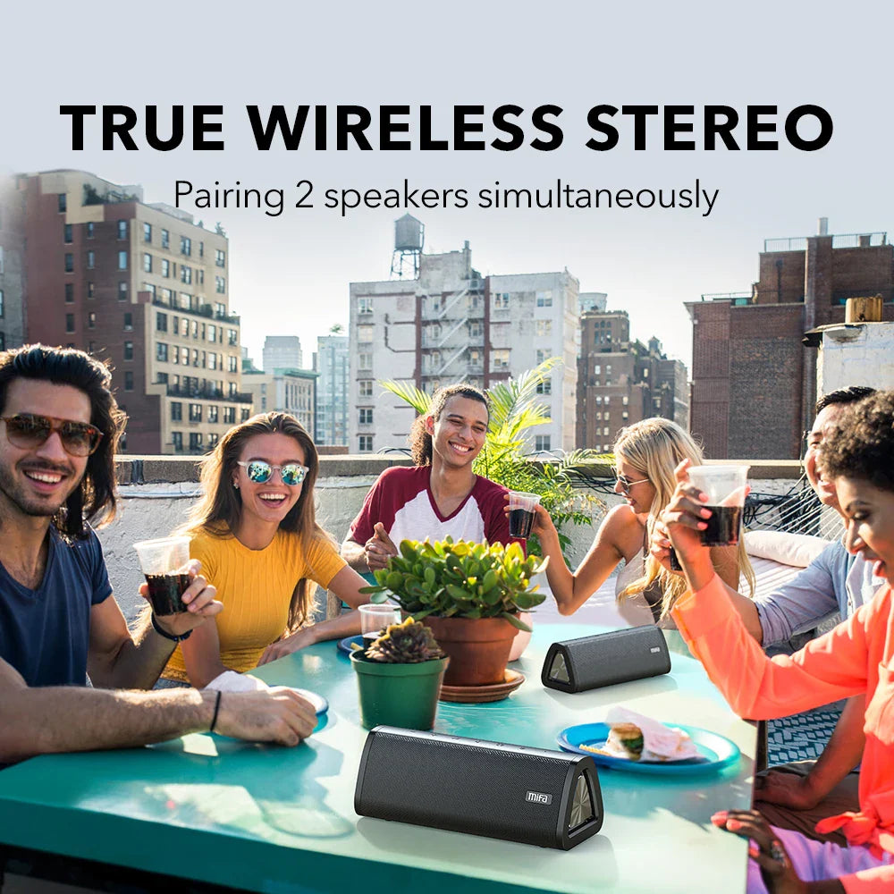 Portable Bluetooth Speaker 20W 360° Stereo Sound IPX7 Waterproof Wireless Bluetooth 5.0 24-Hour Playtime