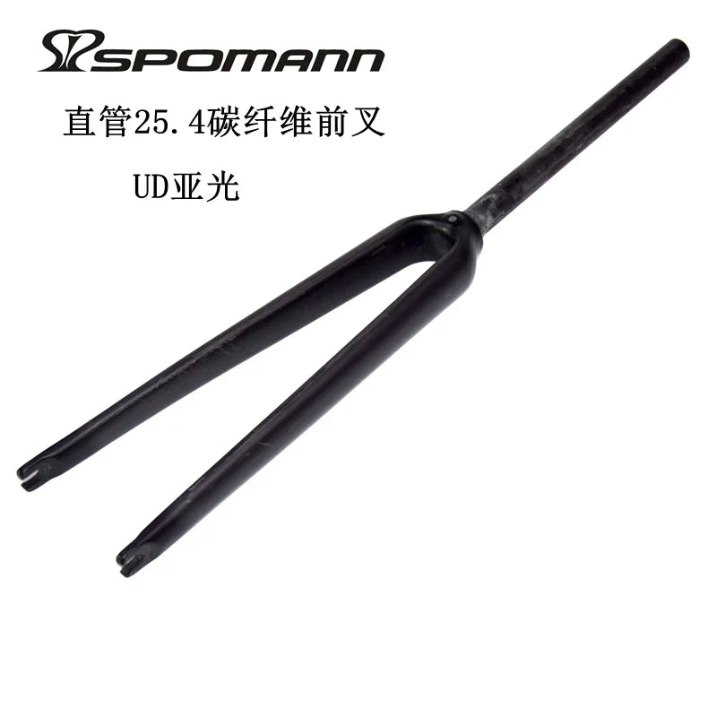 700C Carbon Fiber Road & Track Bike Fork 25.4mm (1-inch) Steerer – Gloss or Matte 3K/UD