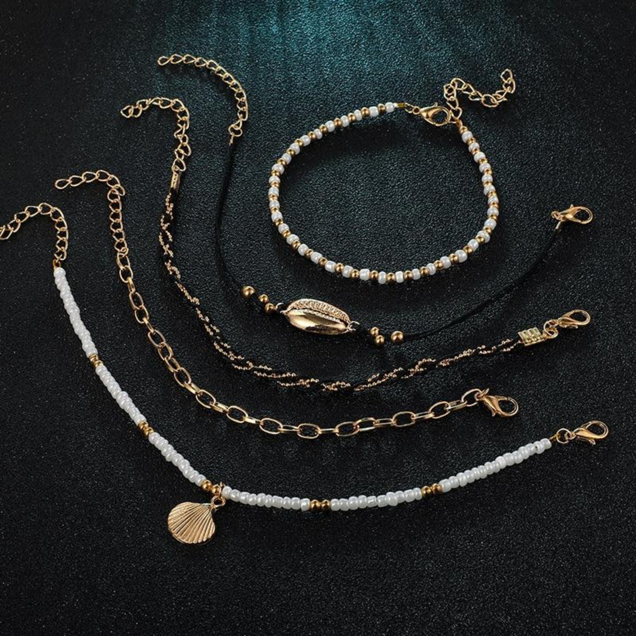 Golden Shore Anklet