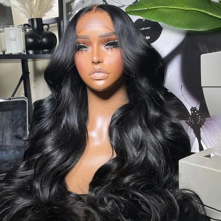 13X6 HD Lace Frontal Wigs Human Hair Full HD Lace Wigs Human Hair Lace Front Body Wave Deep Curly Virgin Hair Wigs