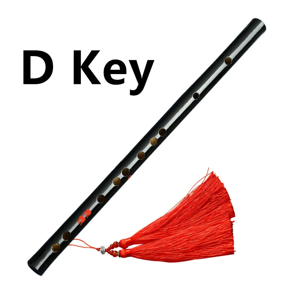 Bamboo Dizi Transverse Flute – Professional Woodwind Instrument in C D E F G Keys, 5 Colors