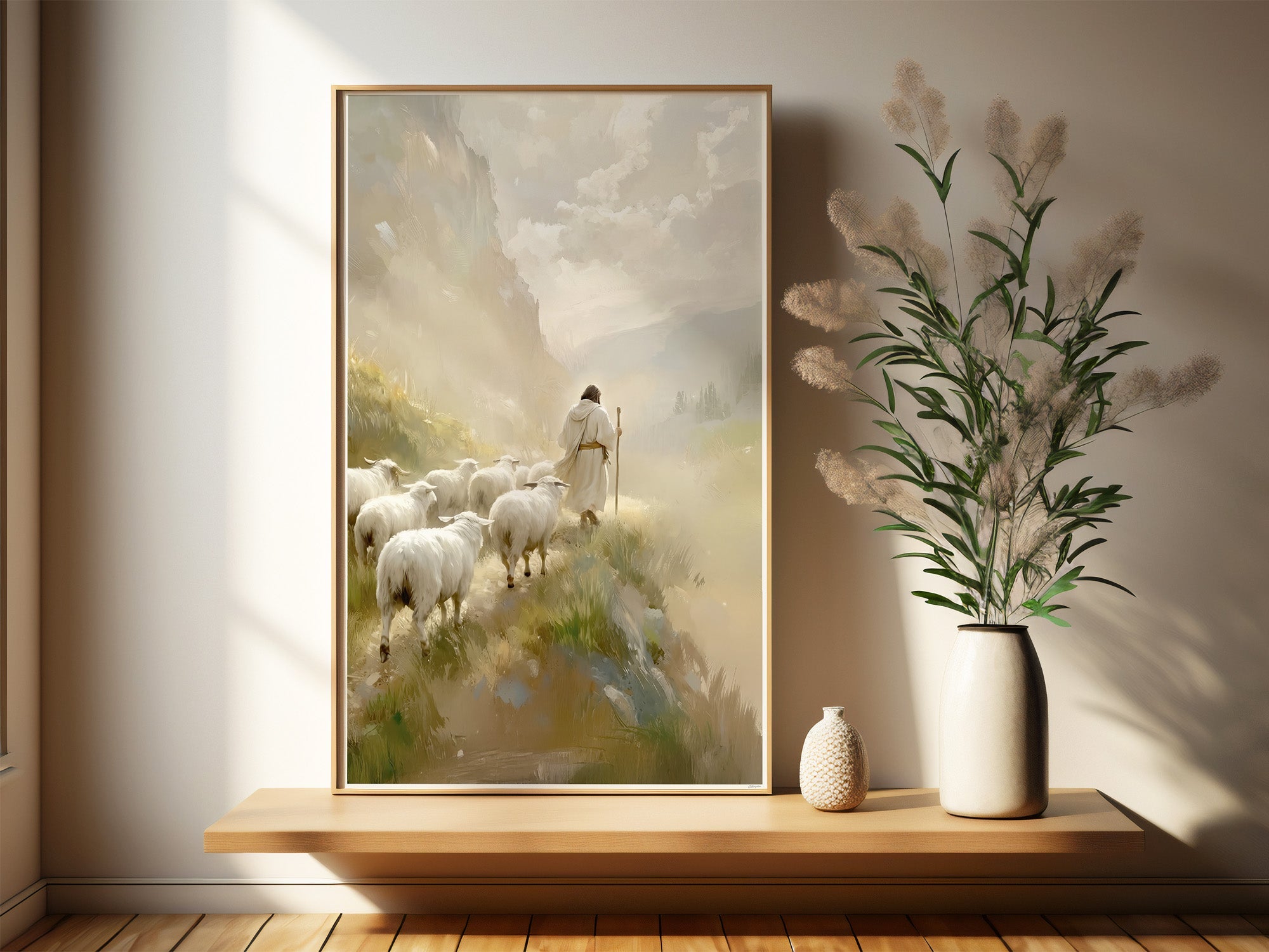 He Leadeth Me | Signed Handmade Art Print