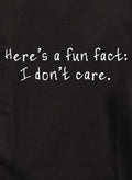 Here’s a fun fact: I don’t care Kids T-Shirt