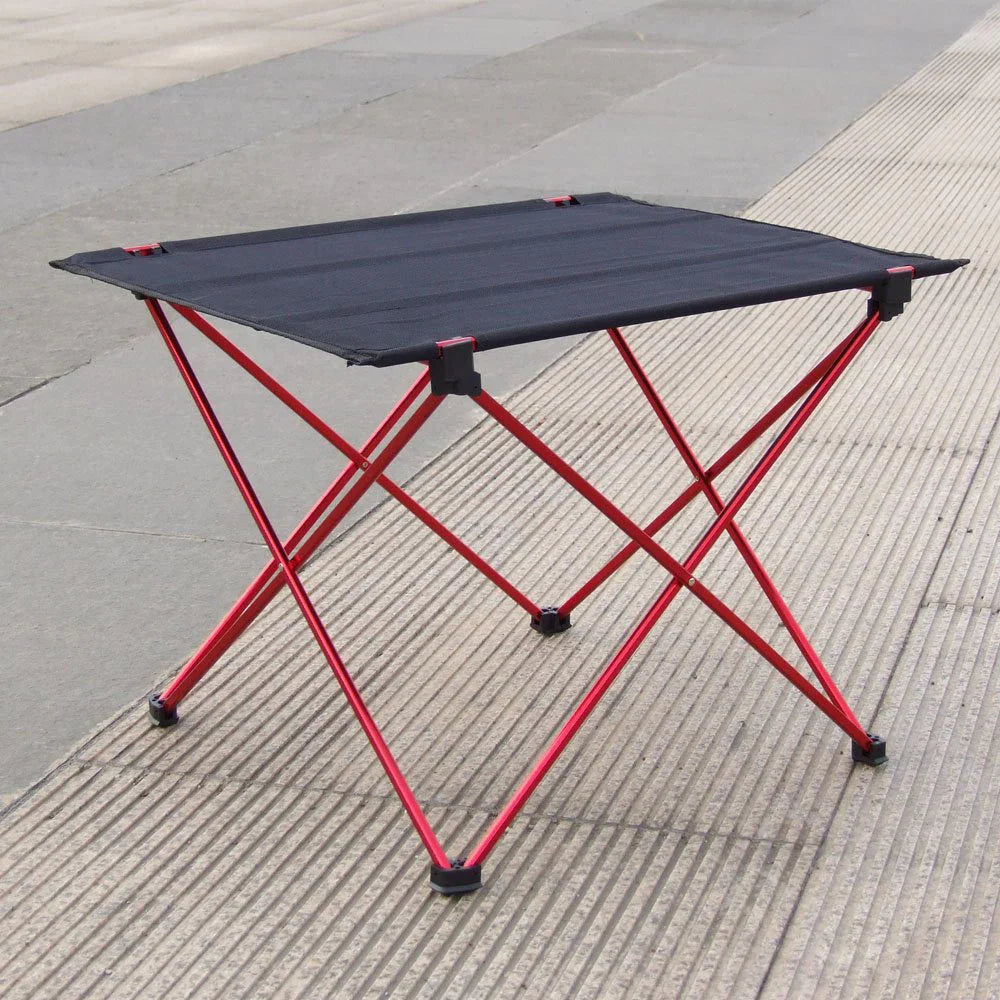 Portable Foldable Camping Table - Ultralight 6061 Aluminum Picnic & Laptop Folding Desk