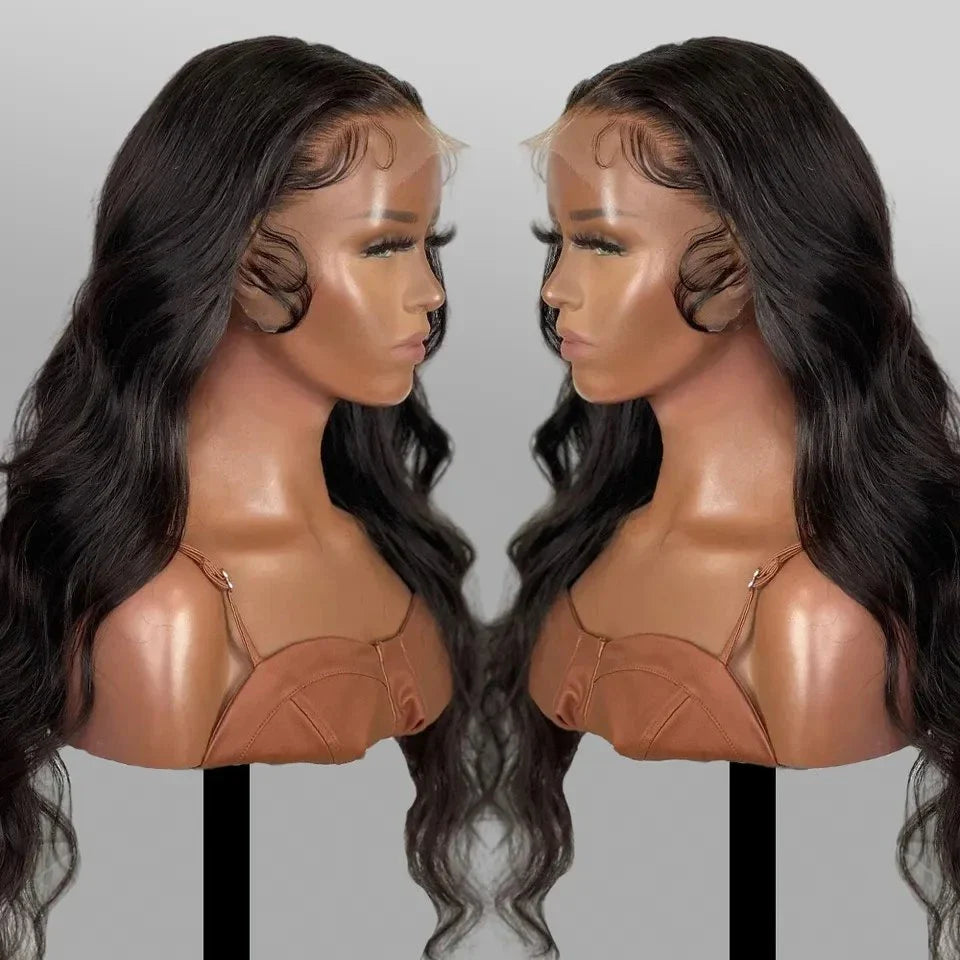 13X6 HD Lace Frontal Wigs Human Hair Full HD Lace Wigs Human Hair Lace Front Body Wave Deep Curly Virgin Hair Wigs