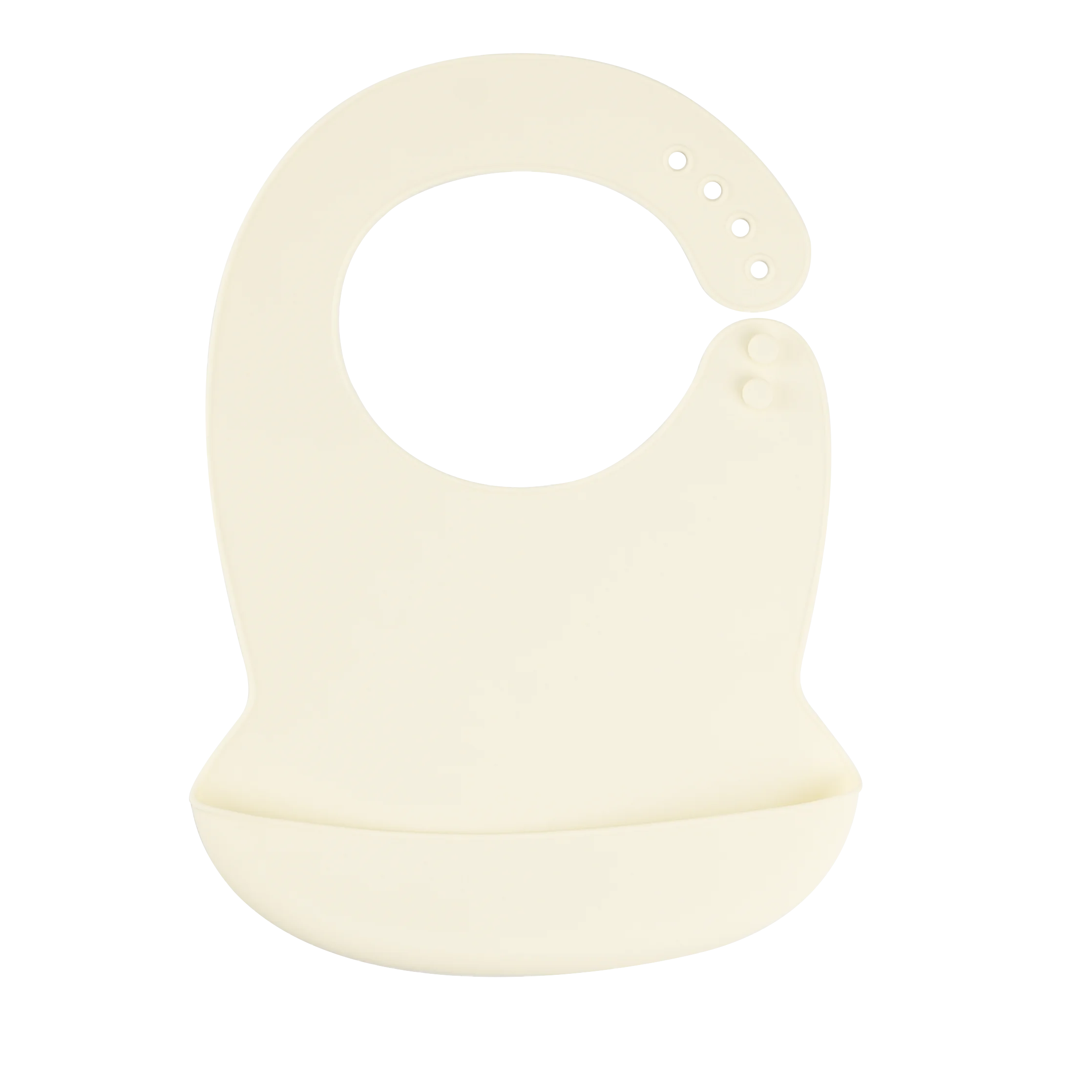 Silicone Baby Bib Waterproof Adjustable Cartoon Banana Feeding Bib with Pocket BPA-Free for 1-3 Years