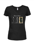 How to Draw Juniors V Neck T-Shirt