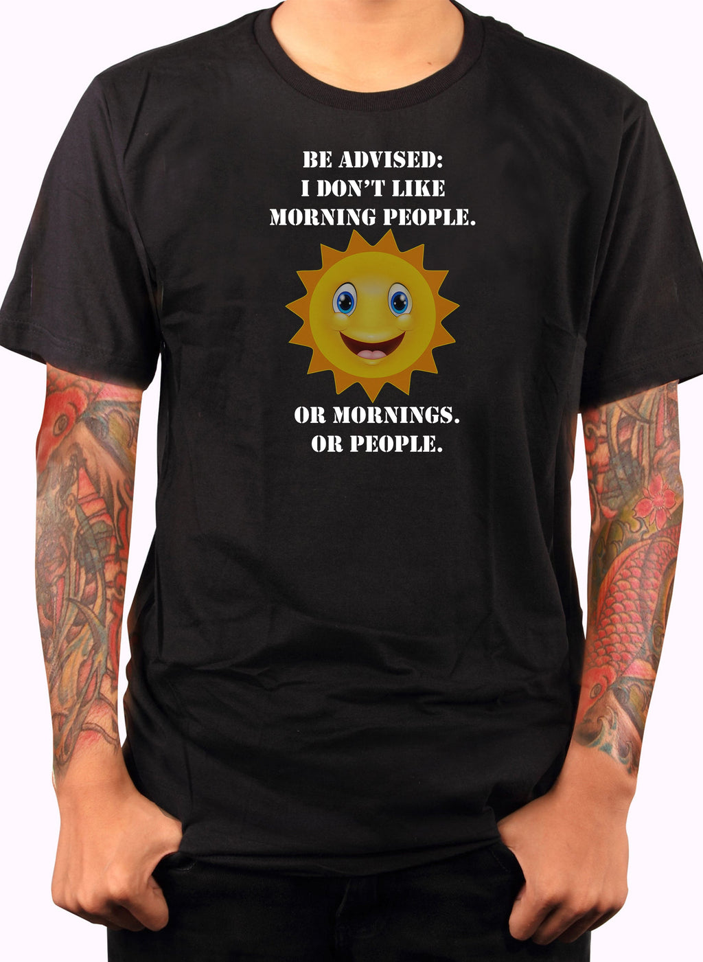 I Don't Like Morning People T-Shirt