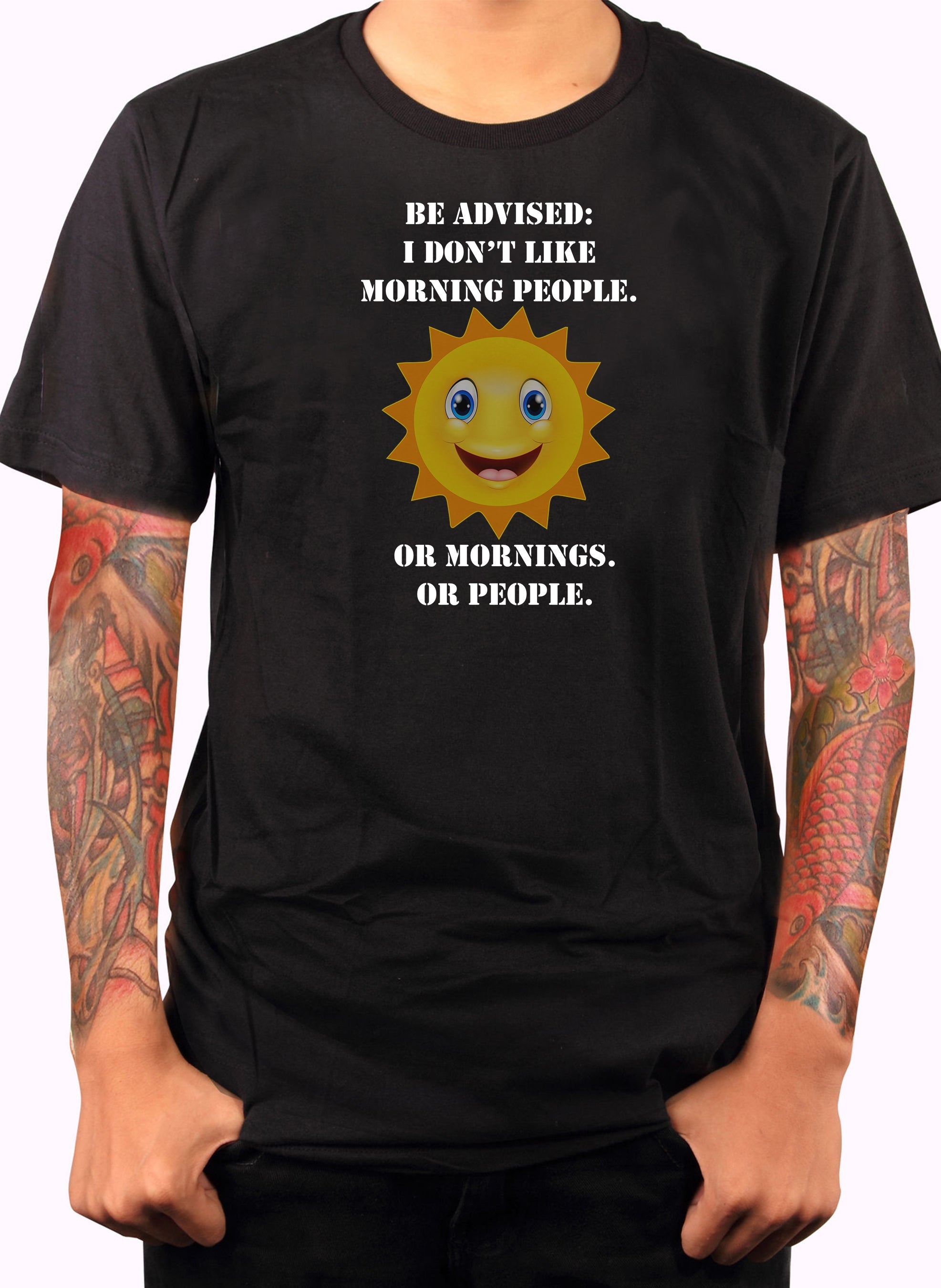 I Don't Like Morning People T-Shirt