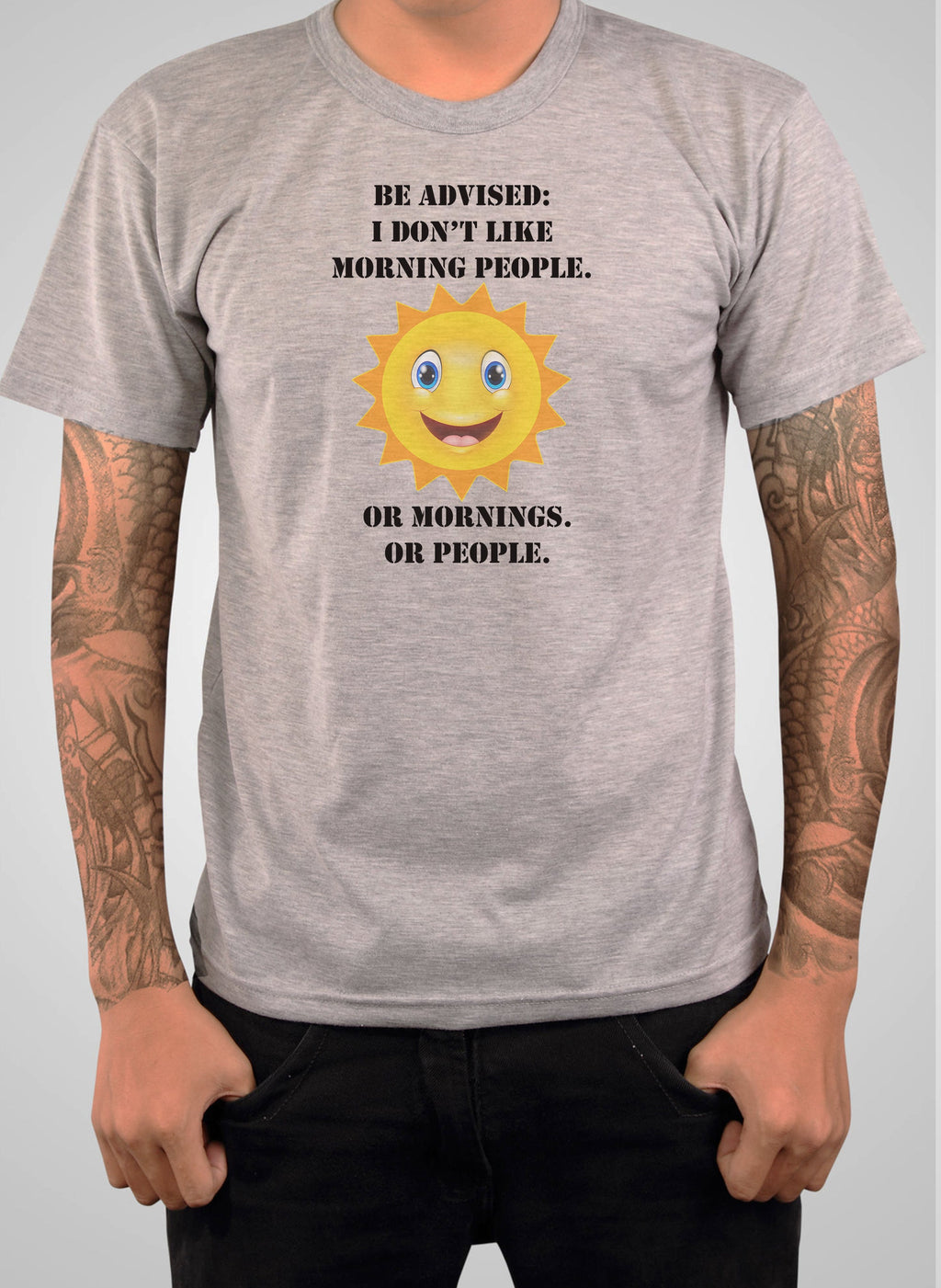 I Don't Like Morning People T-Shirt
