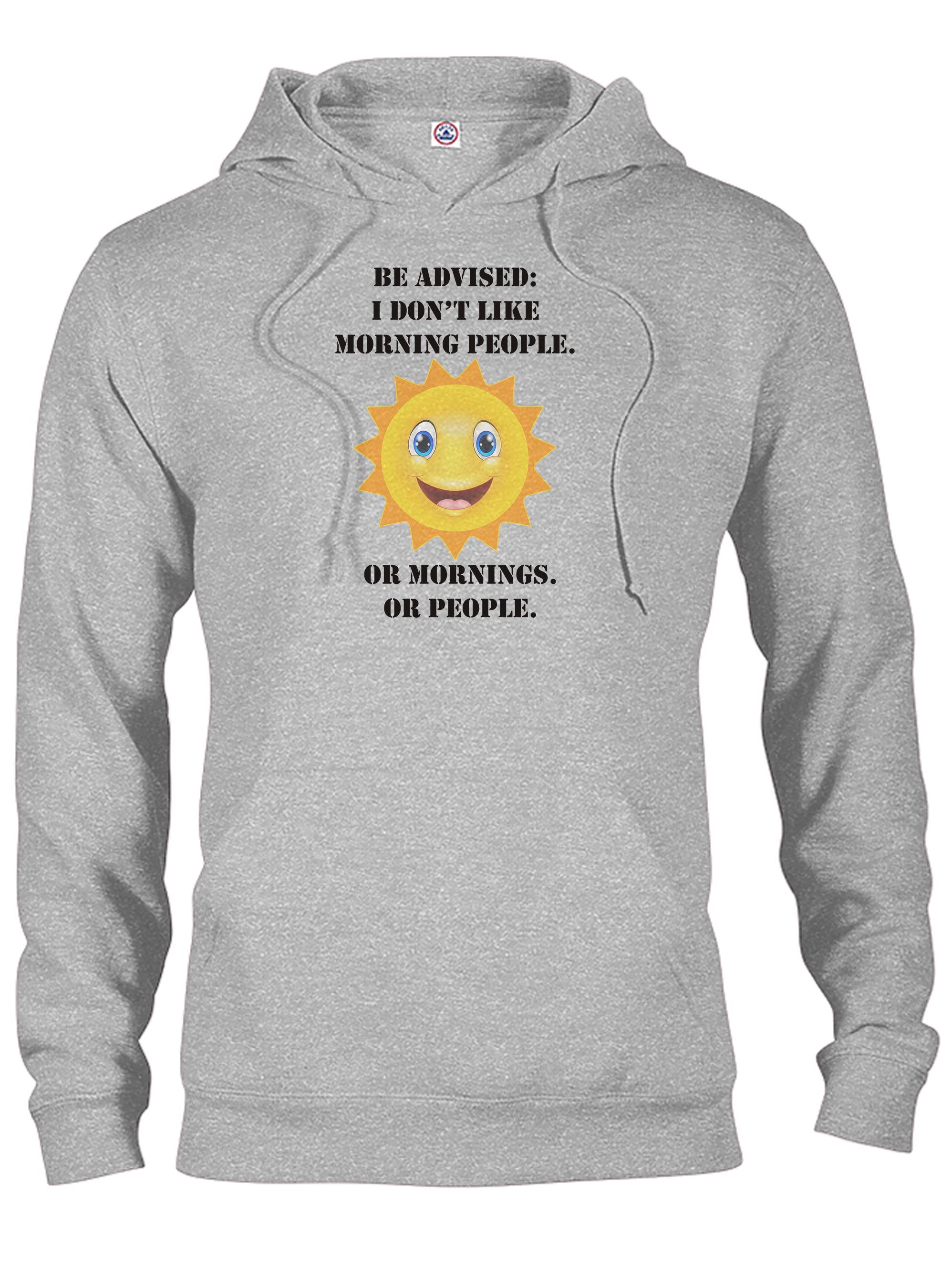 I Don't Like Morning People T-Shirt