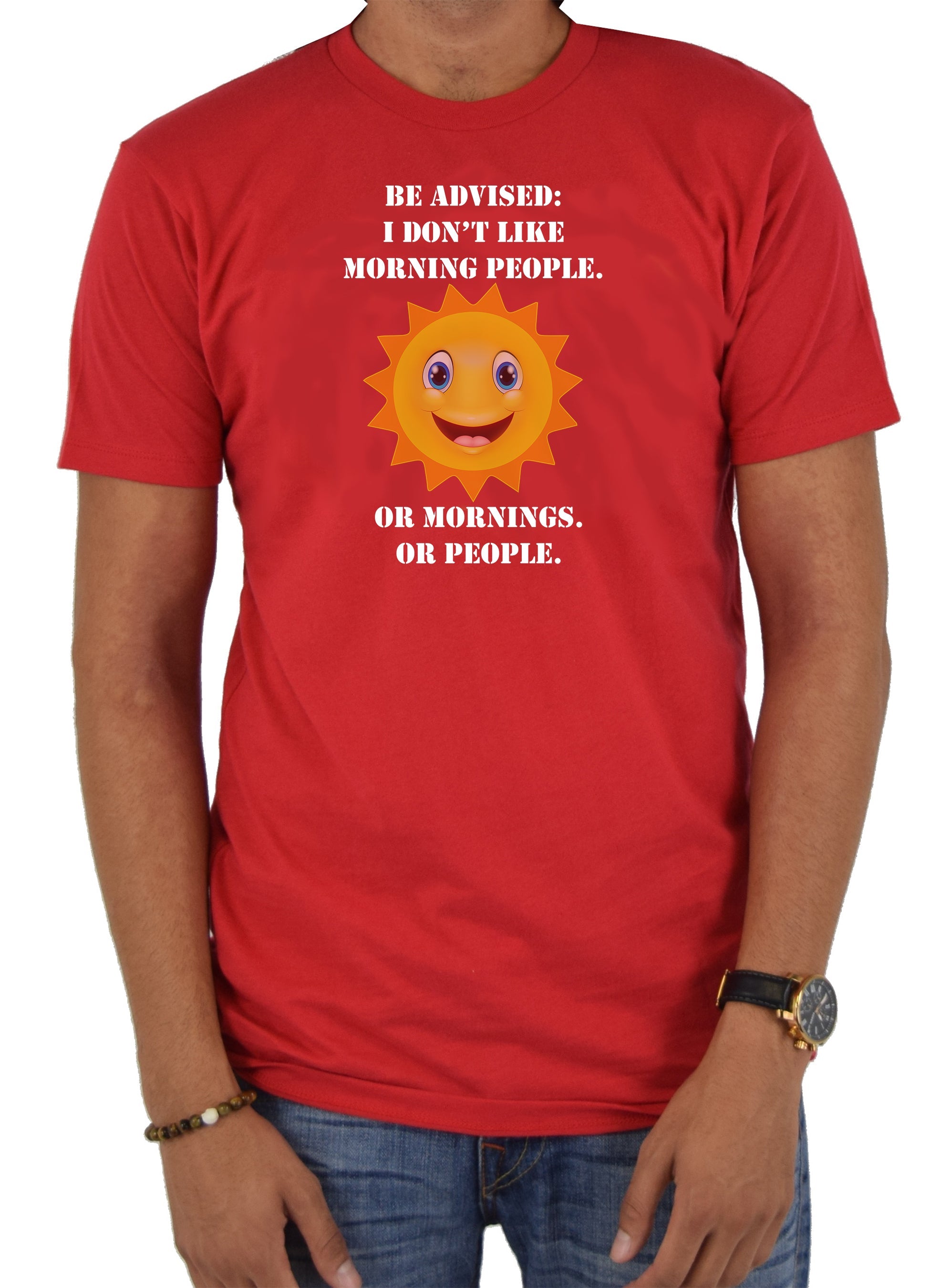 I Don't Like Morning People T-Shirt