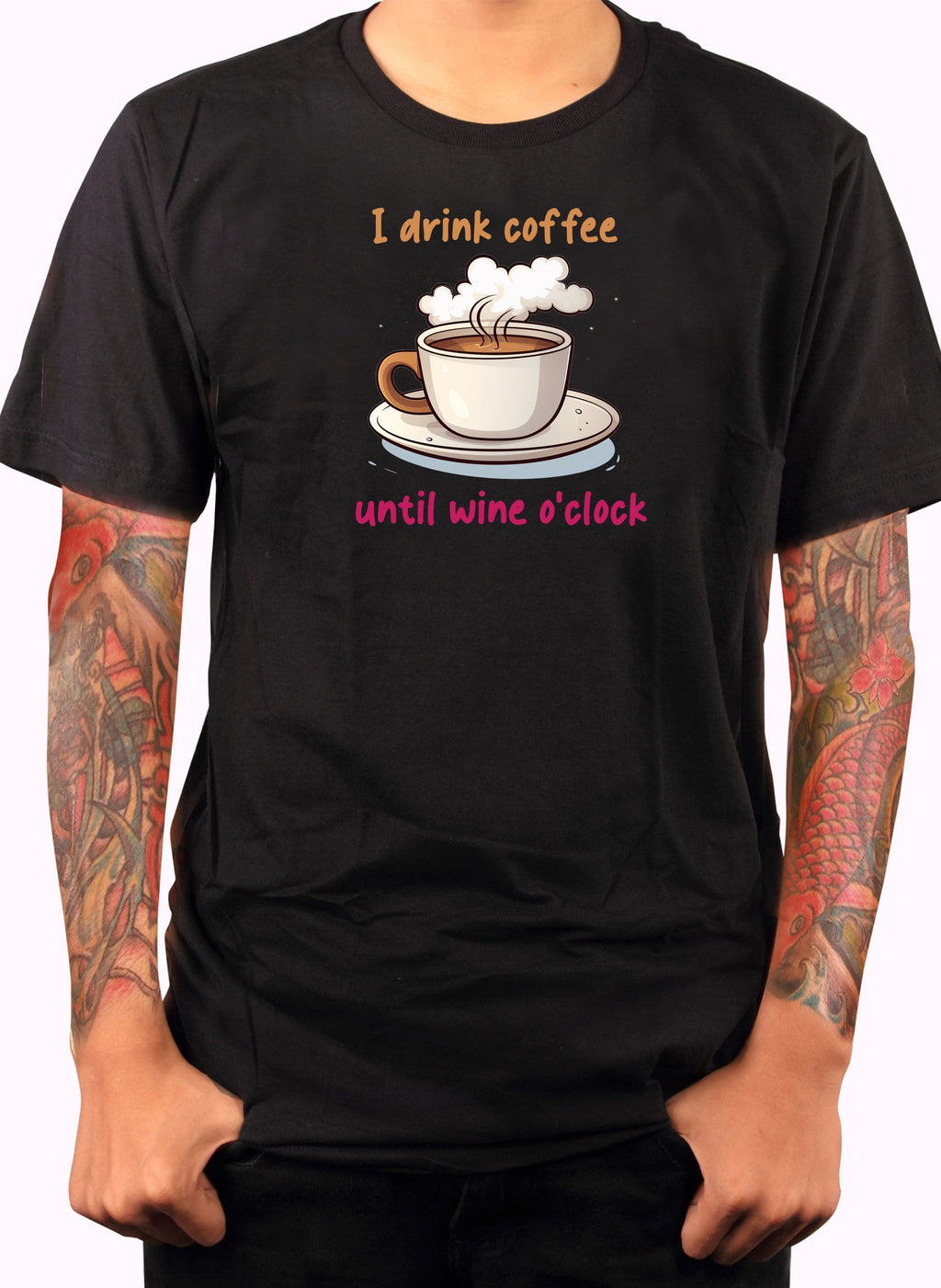 I Drink Coffee Until Wine Oclock T-Shirt