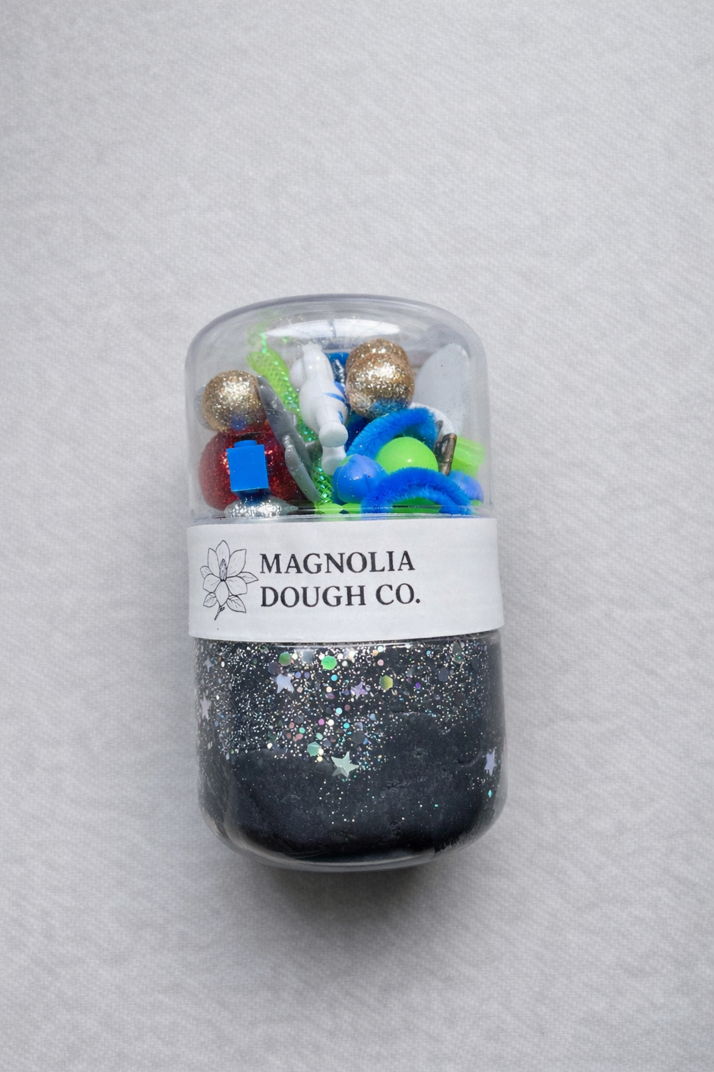Space Sensory Play Dough Jar