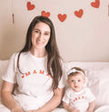 Mama / Babe (Two Hearts) - Set of 2 Tees