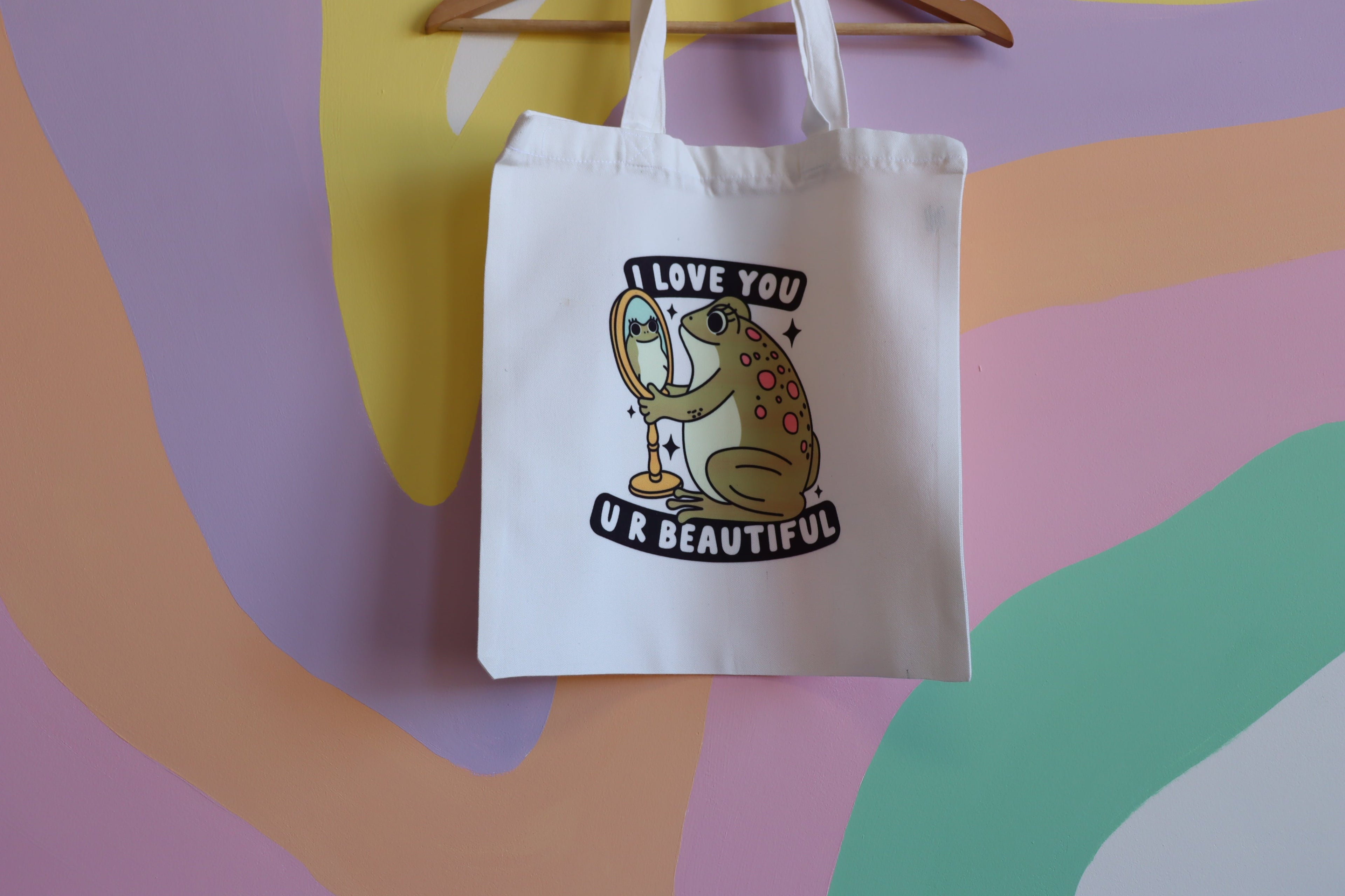I Love You-Frog Tote Bag