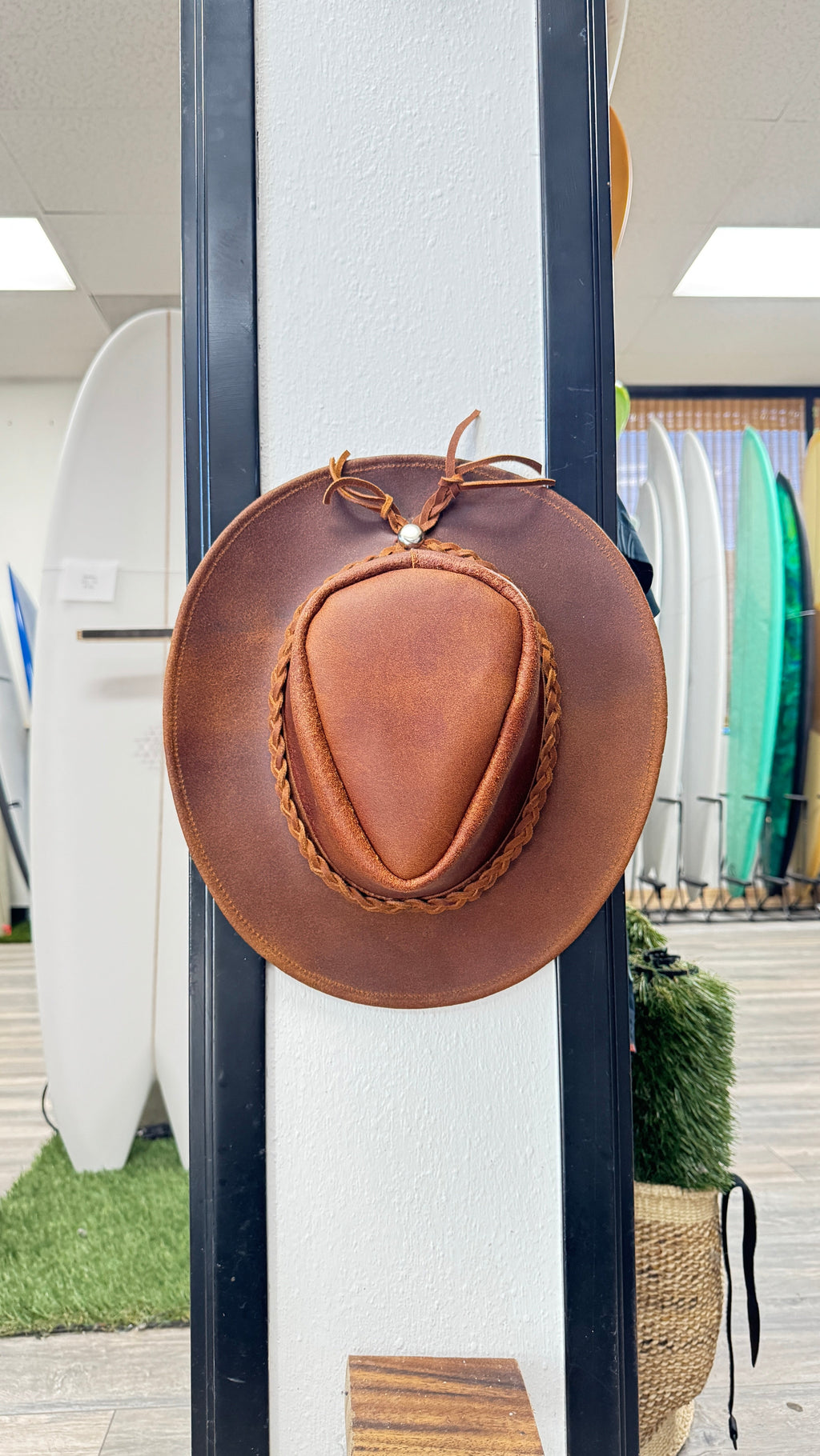 Canyons Leather Rancher Hat - Brown