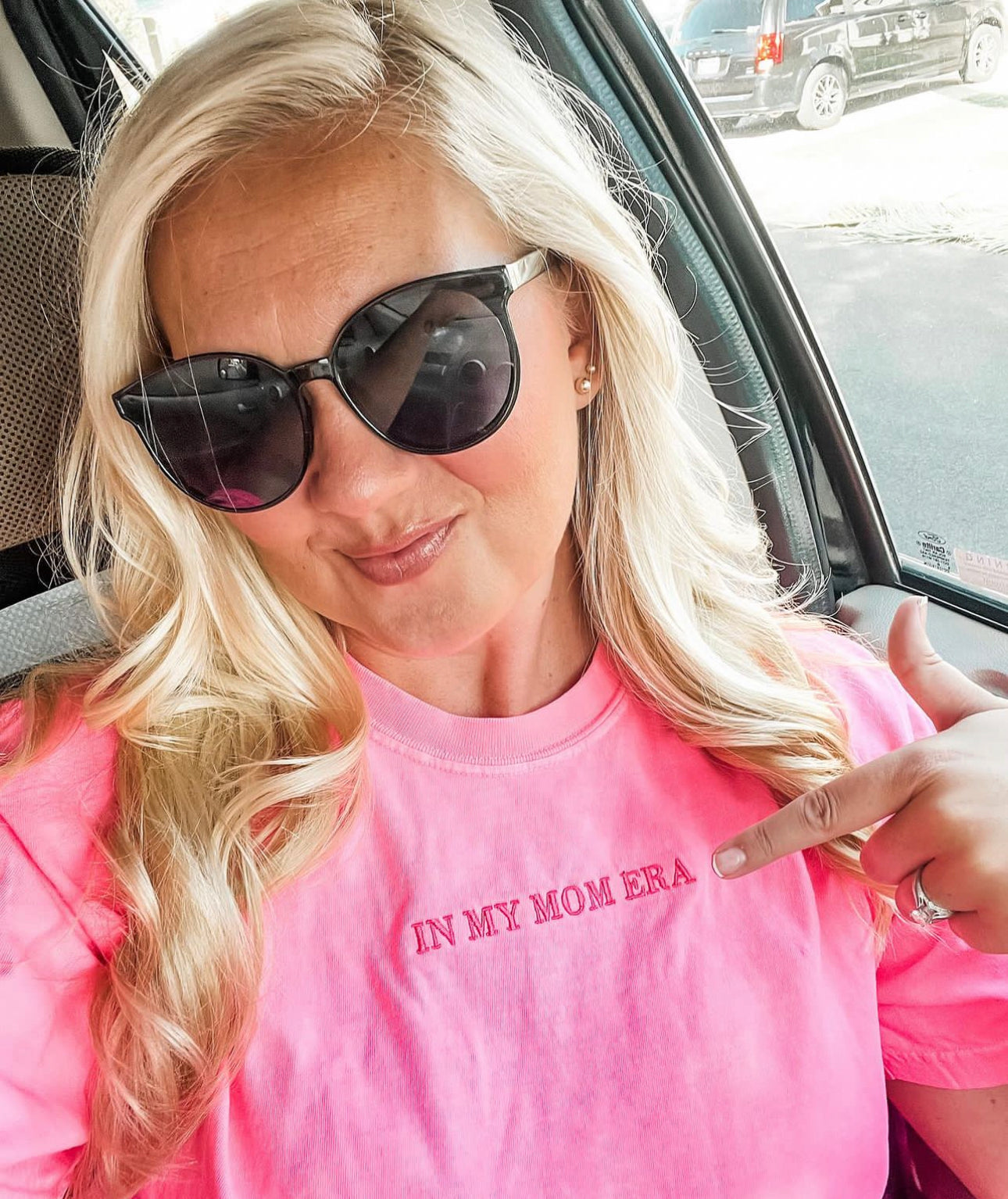 ✨ IN MY MOM ERA™ ✨ - Embroidered Comfort Colors Tee