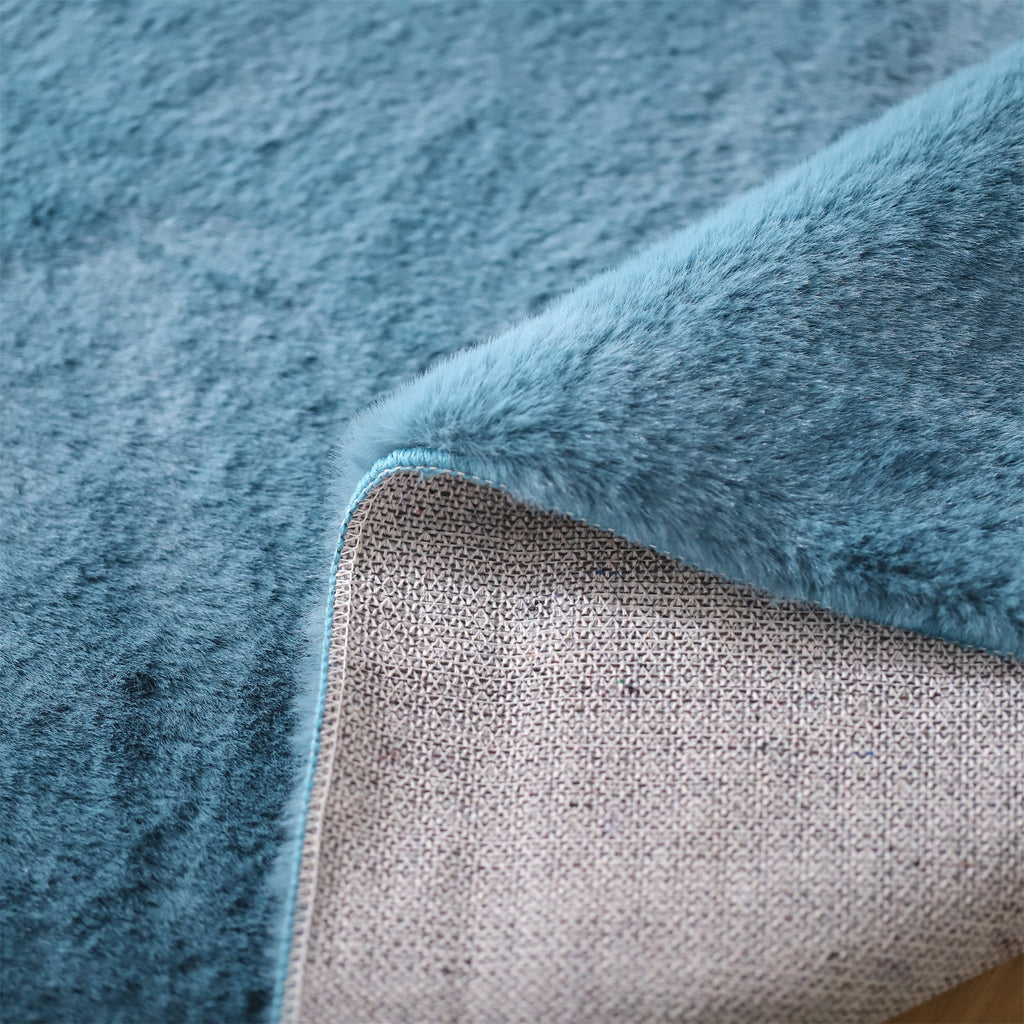 Kasentex Spring Fluffy Elegant Faux Fur Area Rugs, Ultra Soft, Room Decor, Graduation Gifts, Fathers Day Gift, Mom Gift, Easter Gift
