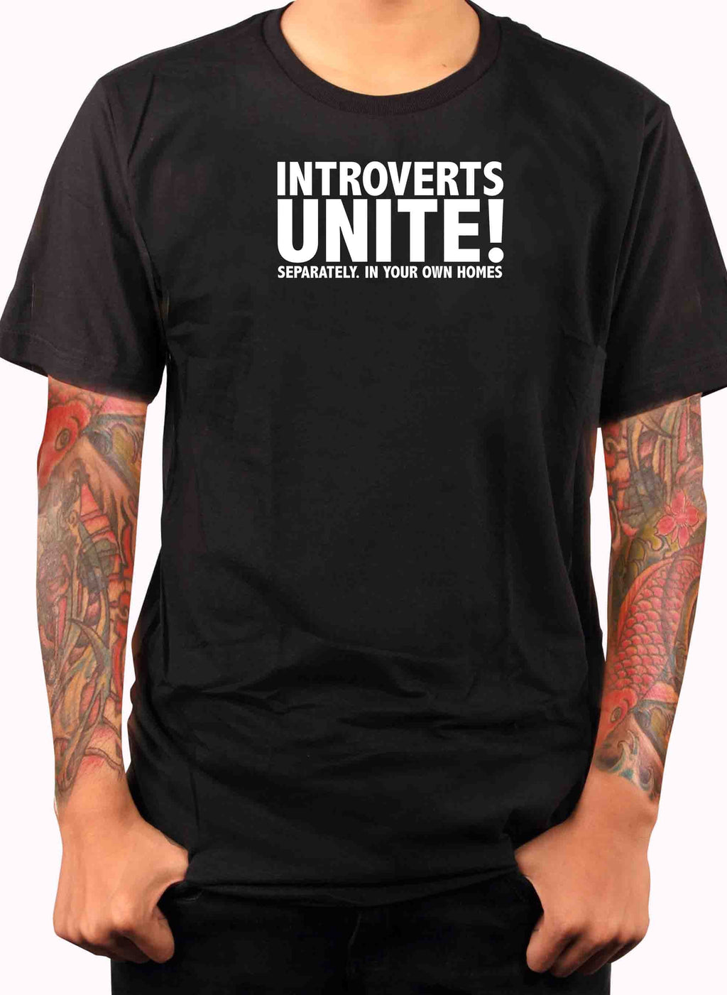 Introverts Unite Separately. In Your Own Homes T-Shirt