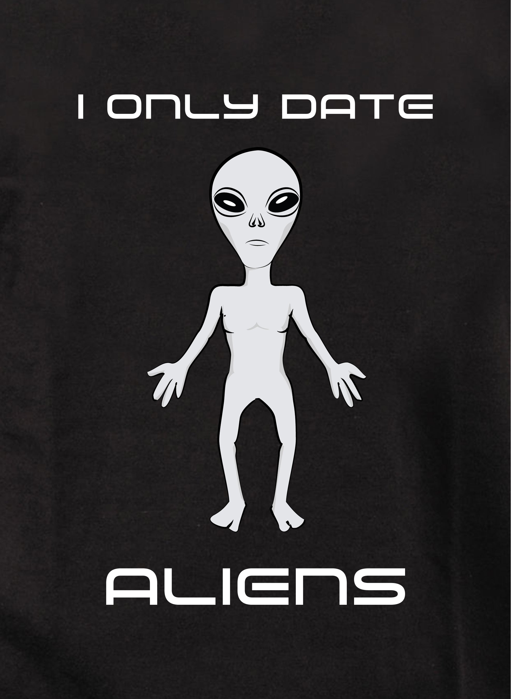 I Only Date Aliens Kids T-Shirt