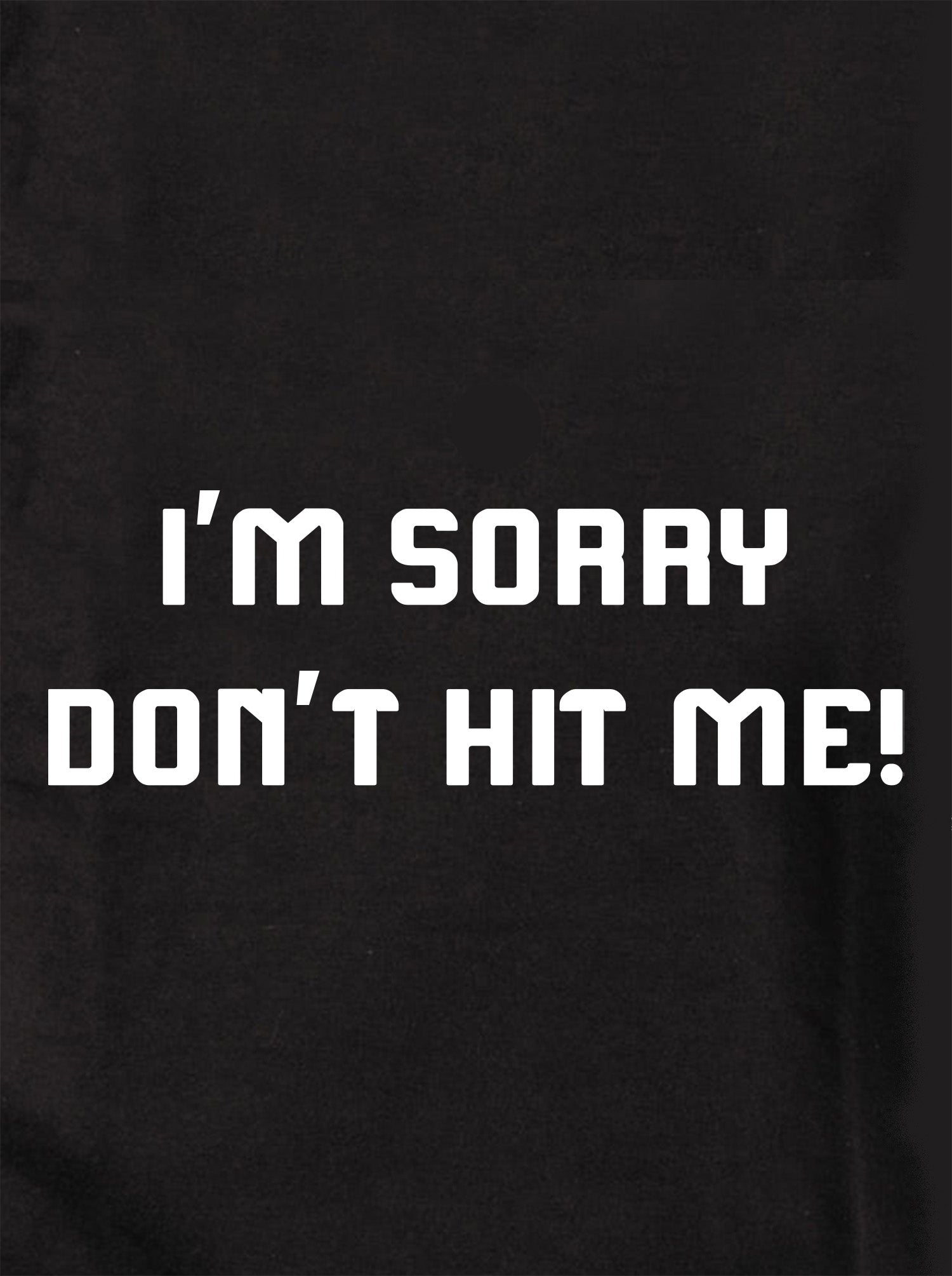 I'm Sorry Don't Hit Me! Kids T-Shirt
